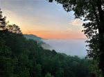 Sunrise paints the sky at Eagle View Lodge